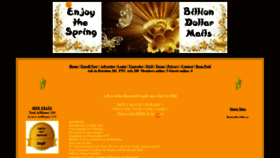 What Billiondollarmails.com website looked like in 2021 (3 years ago)