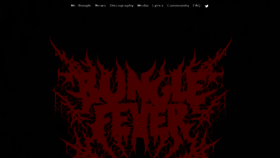 What Bunglefever.com website looked like in 2021 (3 years ago)