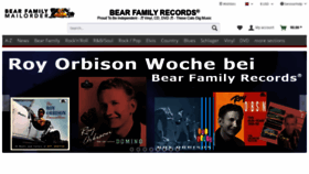 What Bear-family.com website looked like in 2021 (3 years ago)