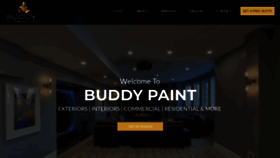 What Buddypaint.com website looked like in 2021 (3 years ago)
