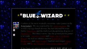 What Bluewizard.com website looked like in 2021 (3 years ago)
