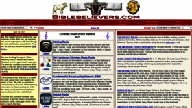 What Biblebelievers.com website looked like in 2021 (3 years ago)
