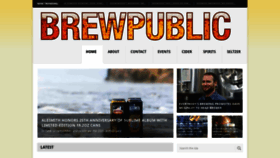 What Brewpublic.com website looked like in 2021 (3 years ago)