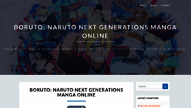 What Boruto-naruto.online website looked like in 2021 (3 years ago)