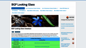 What Bgplookingglass.com website looked like in 2021 (3 years ago)