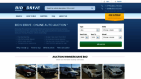 What Bidndrive.com website looked like in 2021 (3 years ago)