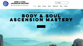 What Bodyandsoulascension.com website looked like in 2021 (3 years ago)