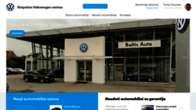What Baltic-auto.lt website looked like in 2021 (3 years ago)
