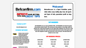 What Betconfirm.com website looked like in 2021 (3 years ago)