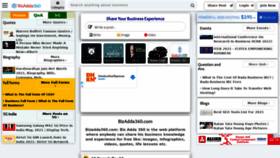 What Bizadda360.com website looked like in 2021 (3 years ago)