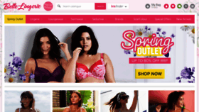 What Belle-lingerie.co.uk website looked like in 2021 (3 years ago)
