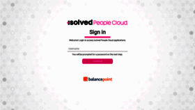 What Balancepoint.myisolved.com website looked like in 2021 (3 years ago)