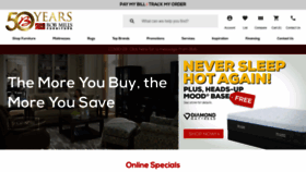 What Bobmillsfurniture.com website looked like in 2021 (2 years ago)