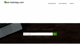 What Best-hashtags.com website looked like in 2021 (3 years ago)
