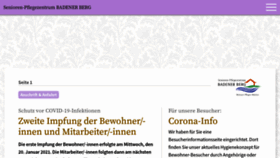 What Badener-berg.de website looked like in 2021 (3 years ago)