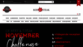 What Beefensteak.nl website looked like in 2021 (3 years ago)