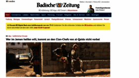 What Badische-zeitung.de website looked like in 2021 (3 years ago)