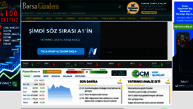 What Borsagundem.com website looked like in 2021 (3 years ago)
