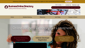 What Businessonline.directory website looked like in 2021 (3 years ago)