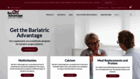 What Bariatricadvantage.com website looked like in 2021 (3 years ago)
