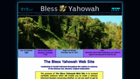 What Blessyahowah.com website looked like in 2021 (3 years ago)