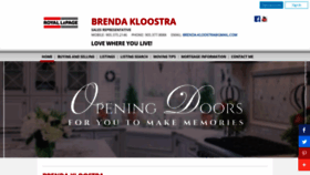 What Brendakloostra.com website looked like in 2021 (2 years ago)