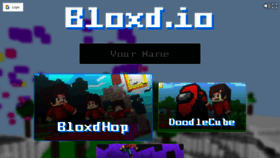 What Bloxd.io website looked like in 2021 (2 years ago)
