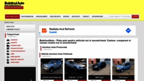 What Buletinulauto.ro website looked like in 2021 (3 years ago)