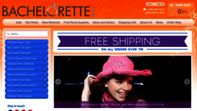 What Bachelorette.com website looked like in 2021 (2 years ago)