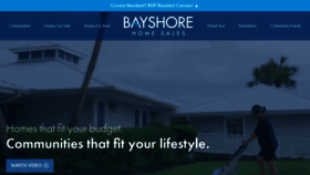 What Bayshorehomesales.com website looked like in 2021 (3 years ago)