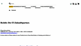 What Bechtle.de website looked like in 2021 (2 years ago)