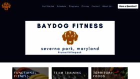 What Baydogcrossfit.com website looked like in 2021 (3 years ago)