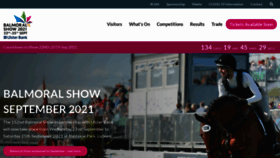 What Balmoralshow.co.uk website looked like in 2021 (2 years ago)