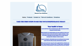 What Bournecaresolutions.co.uk website looked like in 2021 (4 years ago)