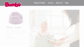 What Bumbo.com website looked like in 2021 (2 years ago)