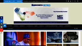 What Businessmetricsng.com website looked like in 2021 (3 years ago)
