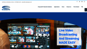 What Broadcastpix.com website looked like in 2021 (3 years ago)