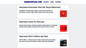 What Bandoppler.com website looked like in 2021 (2 years ago)