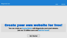 What Blogsvirals.com website looked like in 2021 (2 years ago)