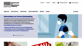 What Bzga.de website looked like in 2021 (2 years ago)