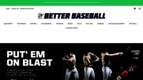 What Betterbaseball.com website looked like in 2021 (2 years ago)