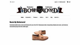 What Bootsbybohemond.net website looked like in 2021 (2 years ago)