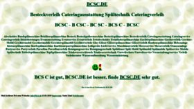 What Bcsc.de website looked like in 2021 (4 years ago)