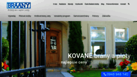 What Braany.sk website looked like in 2021 (2 years ago)