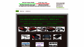 What Belairshells.com website looked like in 2021 (2 years ago)