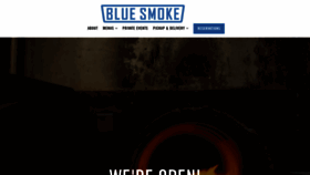 What Bluesmoke.com website looked like in 2021 (2 years ago)
