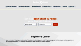 What Brokerxplorer.com website looked like in 2021 (2 years ago)