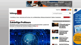 What Bildungsklick.de website looked like in 2021 (2 years ago)