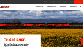 What Bnsf.com website looked like in 2021 (2 years ago)