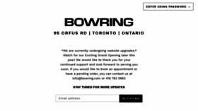 What Bowring.com website looked like in 2021 (2 years ago)